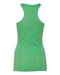 BELLA + CANVAS 8430 Women's Triblend Racerback Tank - Green Triblend - back