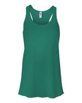 BELLA + CANVAS 8800 Women's Flowy Racerback Tank - Kelly - front