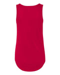 BELLA + CANVAS 8805 Women's Flowy V-Neck Tank - Red - back