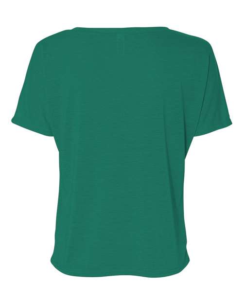 BELLA + CANVAS 8815 Women’s Slouchy V-Neck Tee - Kelly - back