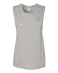 BELLA + CANVAS 8803 Women's Flowy Scoop Muscle Tank - Athletic Heather - front