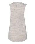 BELLA + CANVAS 8803 Women's Flowy Scoop Muscle Tank - White Marble - back