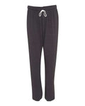 BELLA + CANVAS 3737 Unisex Sponge Fleece Long Scrunch Pants - Dark Grey Heather - front