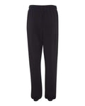 BELLA + CANVAS 3737 Unisex Sponge Fleece Long Scrunch Pants - Black - back