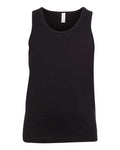 BELLA + CANVAS 3480Y Youth Jersey Tank - Black - front