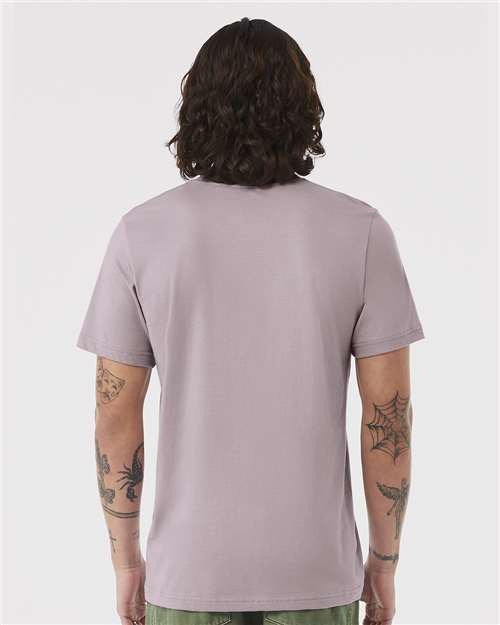 Bella+Canvas 3001 Unisex Jersey Short Sleeve Tee - Pink Gravel - model back