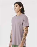 Bella+Canvas 3001 Unisex Jersey Short Sleeve Tee - Pink Gravel - model side