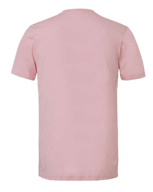 Bella+Canvas 3001 Unisex Jersey Short Sleeve Tee - Pink - back