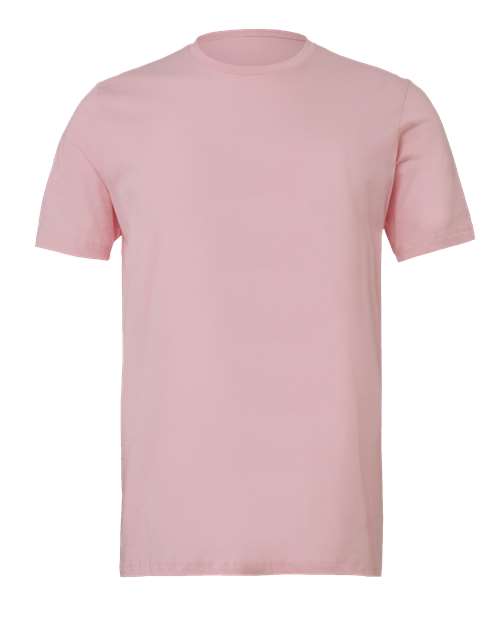 Bella+Canvas 3001 Unisex Jersey Short Sleeve Tee - Pink - front