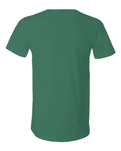 Bella + Canvas 3005 Jersey V-Neck Tee - Kelly - back