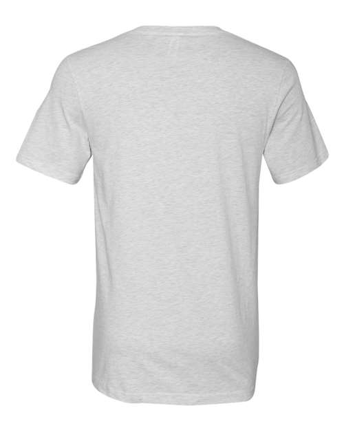 Bella + Canvas 3005 Jersey V-Neck Tee - Ash - back