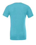 Bella+Canvas 3413 Unisex Triblend Short Sleeve Tee - Aqua Triblend - back