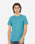 Bella+Canvas 3413 Unisex Triblend Short Sleeve Tee - Aqua Triblend - model front