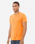 Bella+Canvas 3413 Unisex Triblend Short Sleeve Tee - Orange Triblend - model side