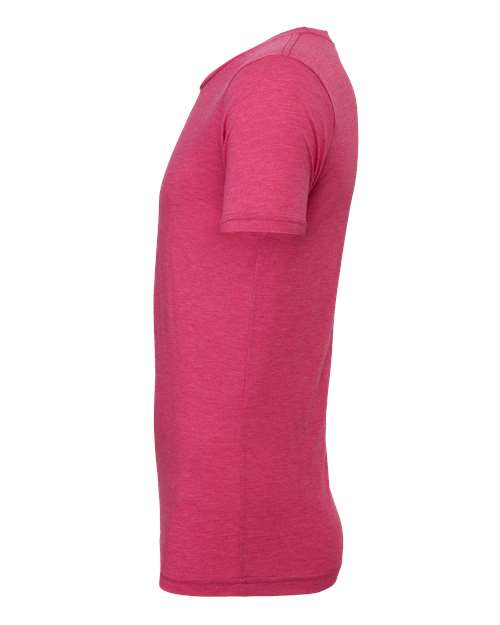 Bella+Canvas 3413 Unisex Triblend Short Sleeve Tee - Berry Triblend - side
