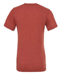 Bella+Canvas 3413 Unisex Triblend Short Sleeve Tee - Clay Triblend - back