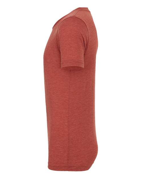 Bella+Canvas 3413 Unisex Triblend Short Sleeve Tee - Clay Triblend - side