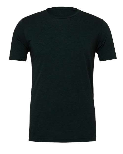 Bella+Canvas 3413 Unisex Triblend Short Sleeve Tee - Emerald Triblend - front