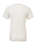 Bella+Canvas 3413 Unisex Triblend Short Sleeve Tee - Oatmeal Triblend - back