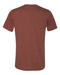 Bella + Canvas 3415 Triblend V-Neck Tee - Clay Triblend - back
