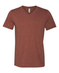 Bella + Canvas 3415 Triblend V-Neck Tee - Clay Triblend - front