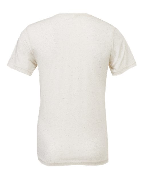 Bella + Canvas 3415 Triblend V-Neck Tee - Oatmeal Triblend - back