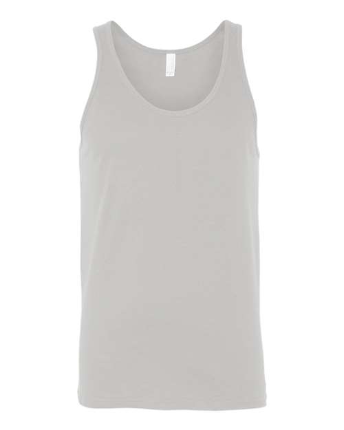 Bella + Canvas 3480 Jersey Tank - Silver - front