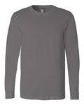 Bella+Canvas 3501 Unisex Jersey Long Sleeve Tee - Asphalt - front