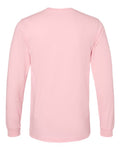 Bella+Canvas 3501 Unisex Jersey Long Sleeve Tee - Pink - back