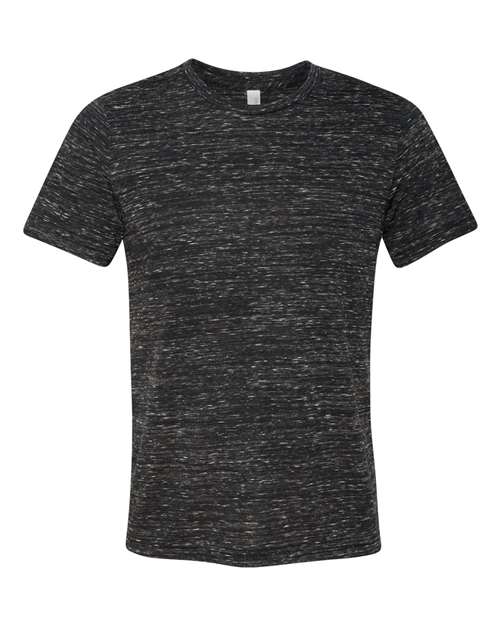 BELLA + CANVAS 3650 Unisex Texture Tee - Black Marble - front