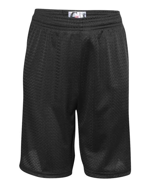C2 Sport 5209 Youth Mesh Shorts - Black - front