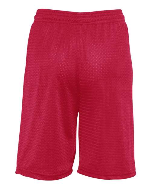 C2 Sport 5209 Youth Mesh Shorts - Red - back