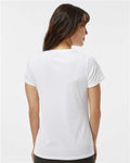 Augusta Sportswear 1790 Women's Nexgen Performance V-Neck T-Shirt - White - model back