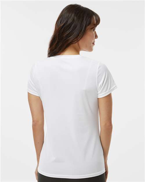 Augusta Sportswear 1790 Women's Nexgen Performance V-Neck T-Shirt - White - model back