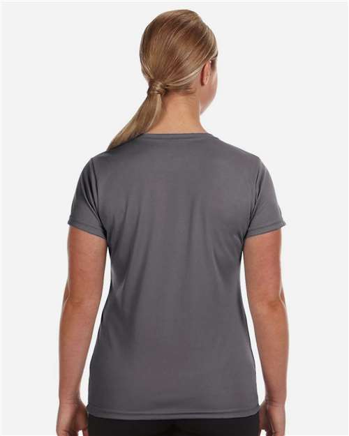 Augusta Sportswear 1790 Women's Nexgen Performance V-Neck T-Shirt - Graphite - model back