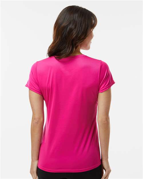 Augusta Sportswear 1790 Women's Nexgen Performance V-Neck T-Shirt - Power Pink - model back