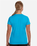 Augusta Sportswear 1790 Women's Nexgen Performance V-Neck T-Shirt - Power Blue - model back
