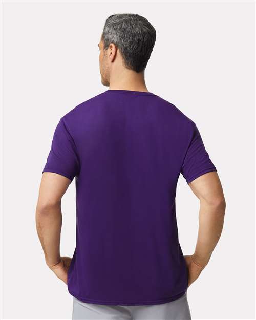 Gildan 42000 Performance T-Shirt - Purple - model back