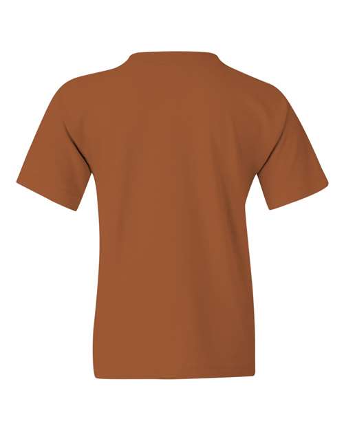 Gildan 5000B Youth Heavy Cotton T-Shirt - Texas Orange - back