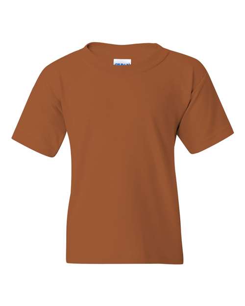 Gildan 5000B Youth Heavy Cotton T-Shirt - Texas Orange - front