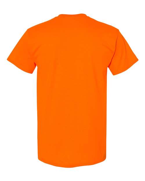 Gildan 5000B Youth Heavy Cotton T-Shirt - Safety Orange - back