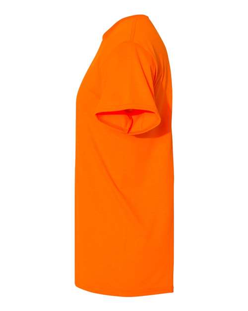 Gildan 5000B Youth Heavy Cotton T-Shirt - Safety Orange - side