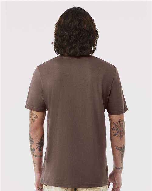 Bella+Canvas 3001 Unisex Jersey Short Sleeve Tee - Cocoa - model back