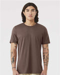 Bella+Canvas 3001 Unisex Jersey Short Sleeve Tee - Cocoa - model front