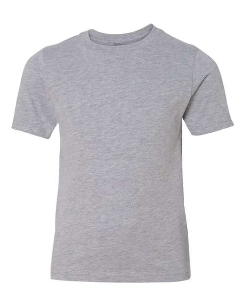 Next Level 3310 Youth Cotton T-Shirt - Heather Grey - front