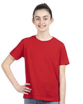 Next Level 3310 Youth Cotton T-Shirt - Red - model front