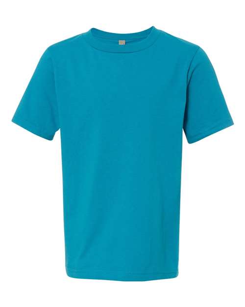 Next Level 3310 Youth Cotton T-Shirt - Turquoise - front