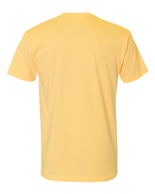 Next Level 3600 Unisex Cotton T-Shirt - Banana Cream - back