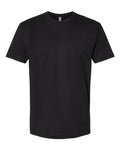 Next Level 3600 Unisex Cotton T-Shirt - Black - flat front