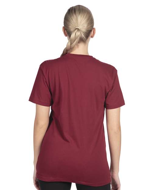 Next Level 3600 Unisex Cotton T-Shirt - Cardinal - model back